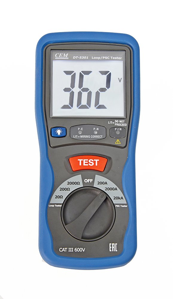 Измеритель R петли фаза-нуль и тока короткого замыкания СЕМ DT-5301 481899