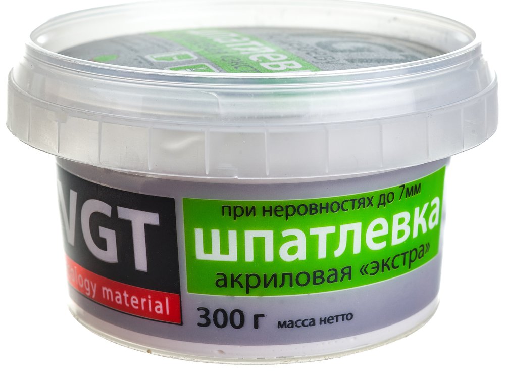 Шпаклевка по дереву Экстра Белая 0,3 кг VGT 11594869