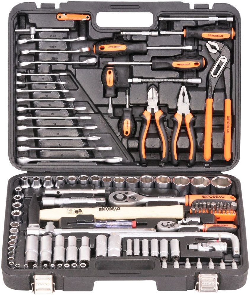 Набор инструмента АвтоDело 119 предметов 1/2DR 1/4DR 39909 11231