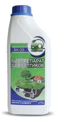 Биопрепарат для септиков БК 33 1 л Биосептик БК-33