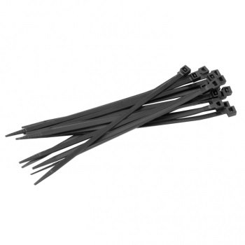 Хомут EKF 4.8х400 черный нейлон 100 шт. plc-cb-4.8x400