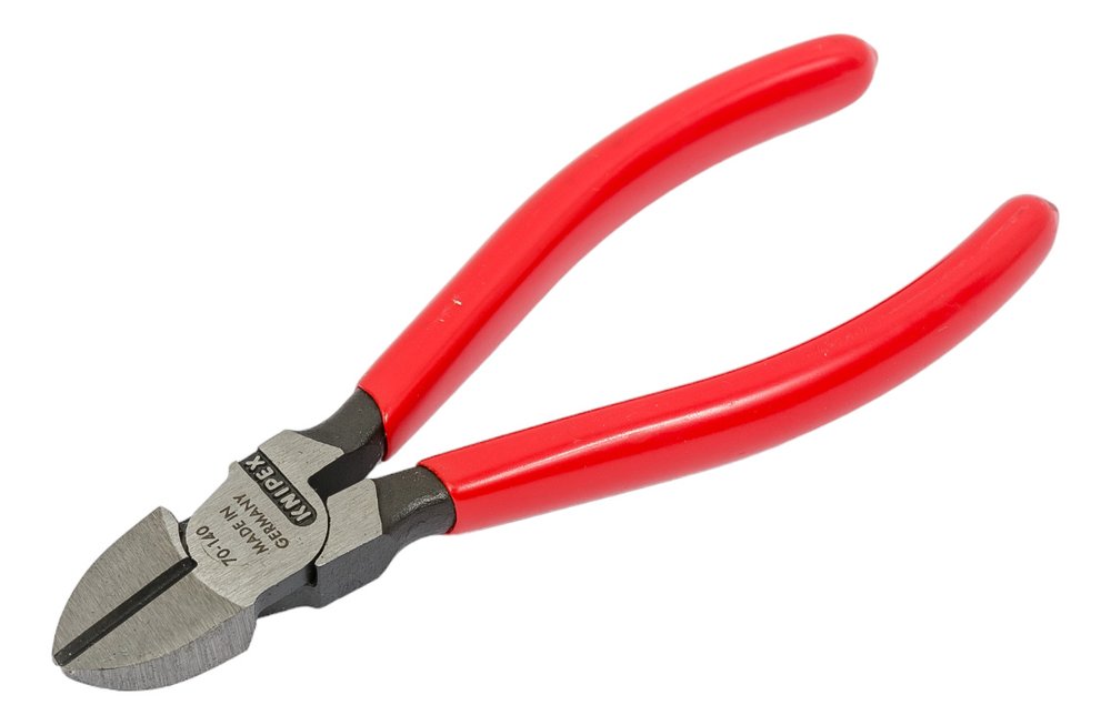 Бокорезы Knipex, 140 мм, 62 HRC, 1-к ручки, KN-7001140SB
