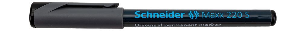 Маркер перманентный Schneider 'Maxx 220 S' черный, игольчатый, 0,4мм, 1 шт. 112401