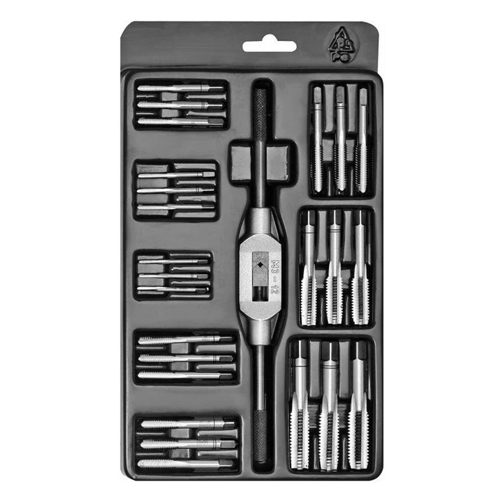 Резьбонарезной набор Bucovice Tools MINI-2, 25 предметов, метчики M3-M12, на блистере 310127