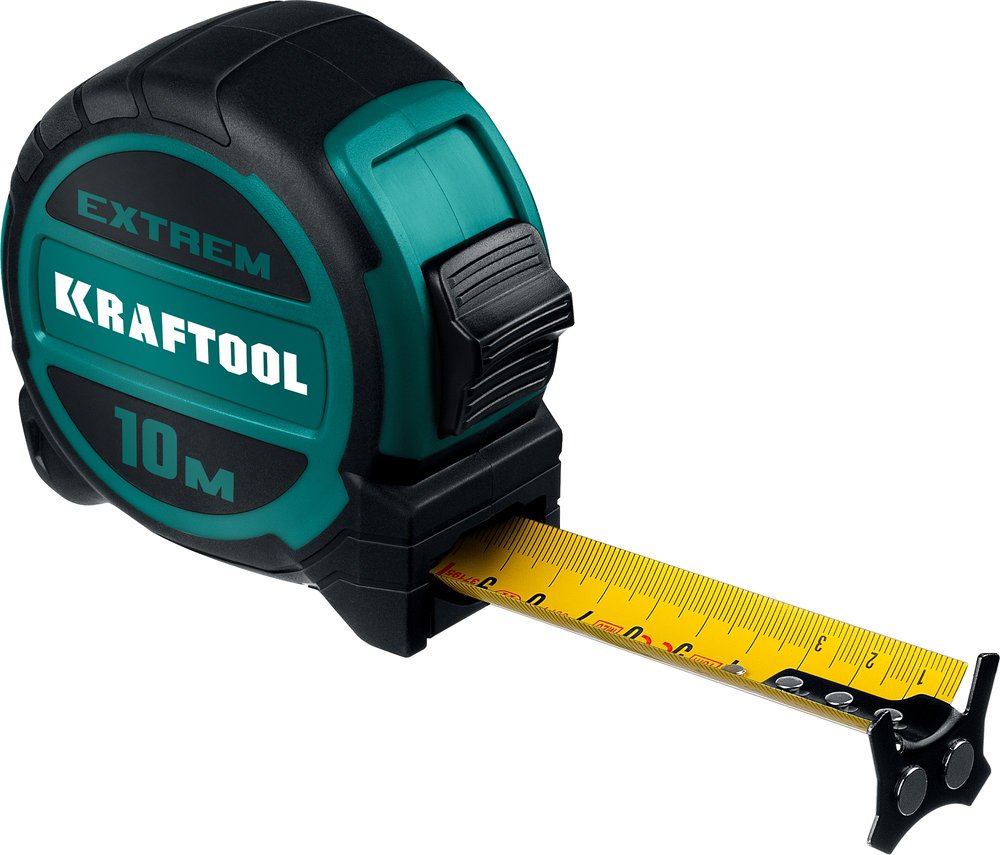 Рулетка со сверх широким полотном KRAFTOOL Extrem 10 м х 32 мм 34127-10