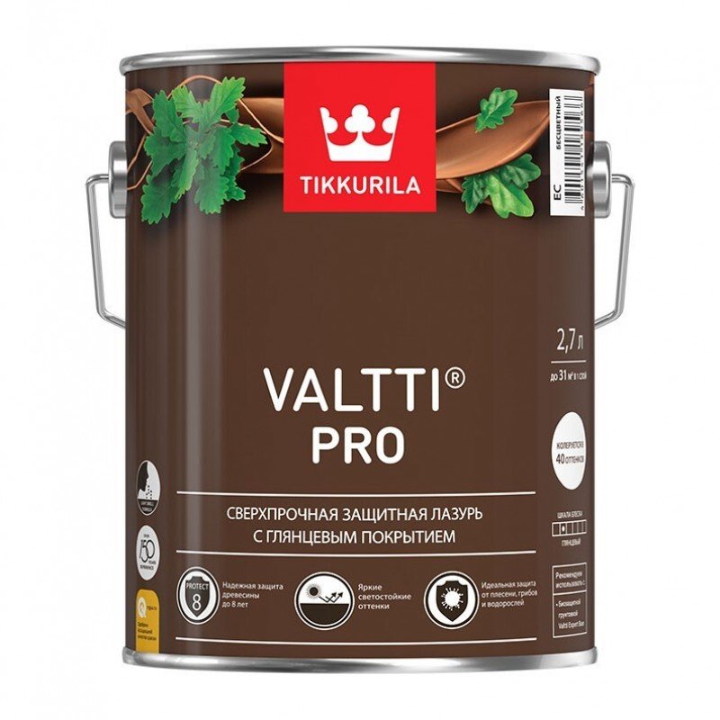 Антисептик для дерева Tikkurila Валтти Pro (палисандр, 2.7 л) 52788 700010343