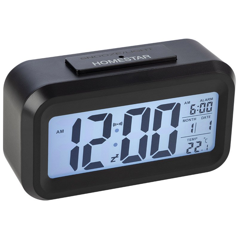 Электронные часы HomeStar HS-0110 черные 104305