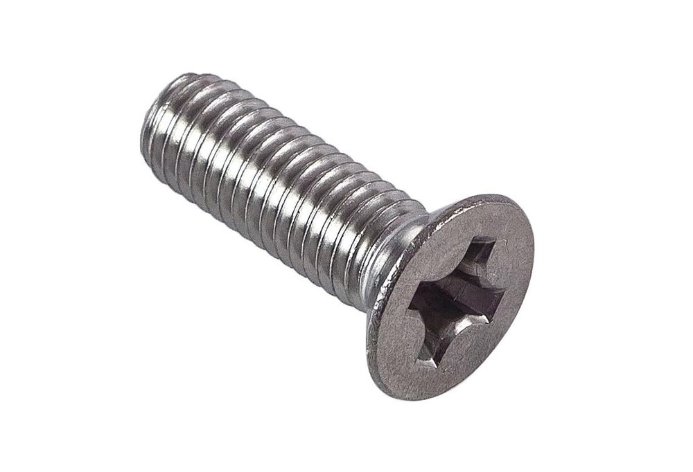 Винт с потайной головкой МЕТАЛЛСЕРВИС M6x12 мм, DIN 965, цинк, 20 шт. МС 1270230