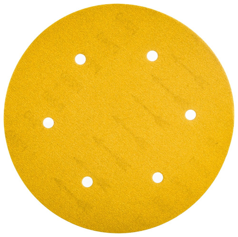 Круг шлифовальный на липучке Giraffe GOLD (225 мм, 6 отверстий, Р240) ABRAFORM AF-GG6-240