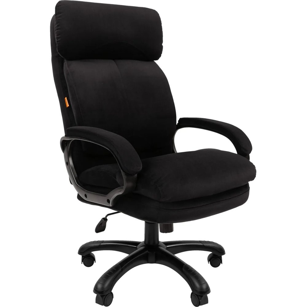 Кресло VT_Chairman Home 505 ткань Т-84 черный (черный пластик)