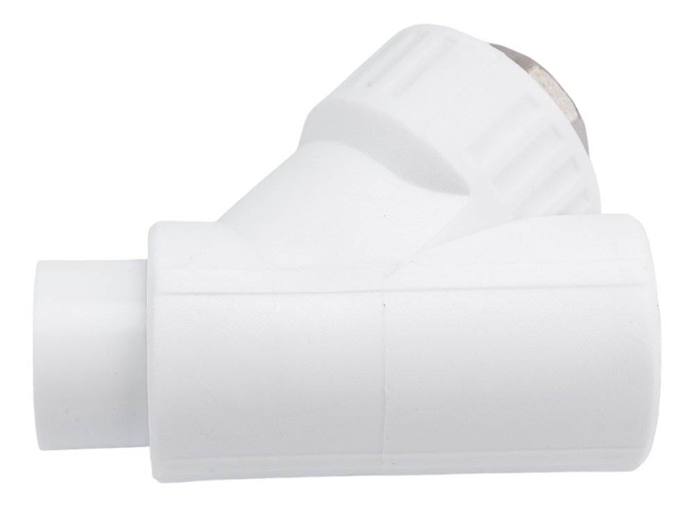 Сетчатый фильтр VALFEX PP-R белый, 32х45°, вн/нр пайка 10142032 036-0621