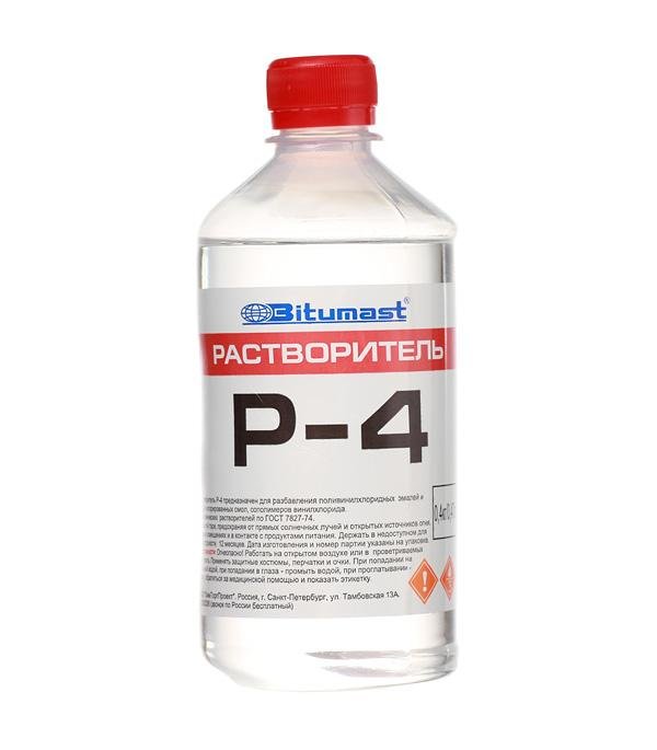 Растворитель Bitumast Р-4 0,47 л /0,4 кг 4607952901162