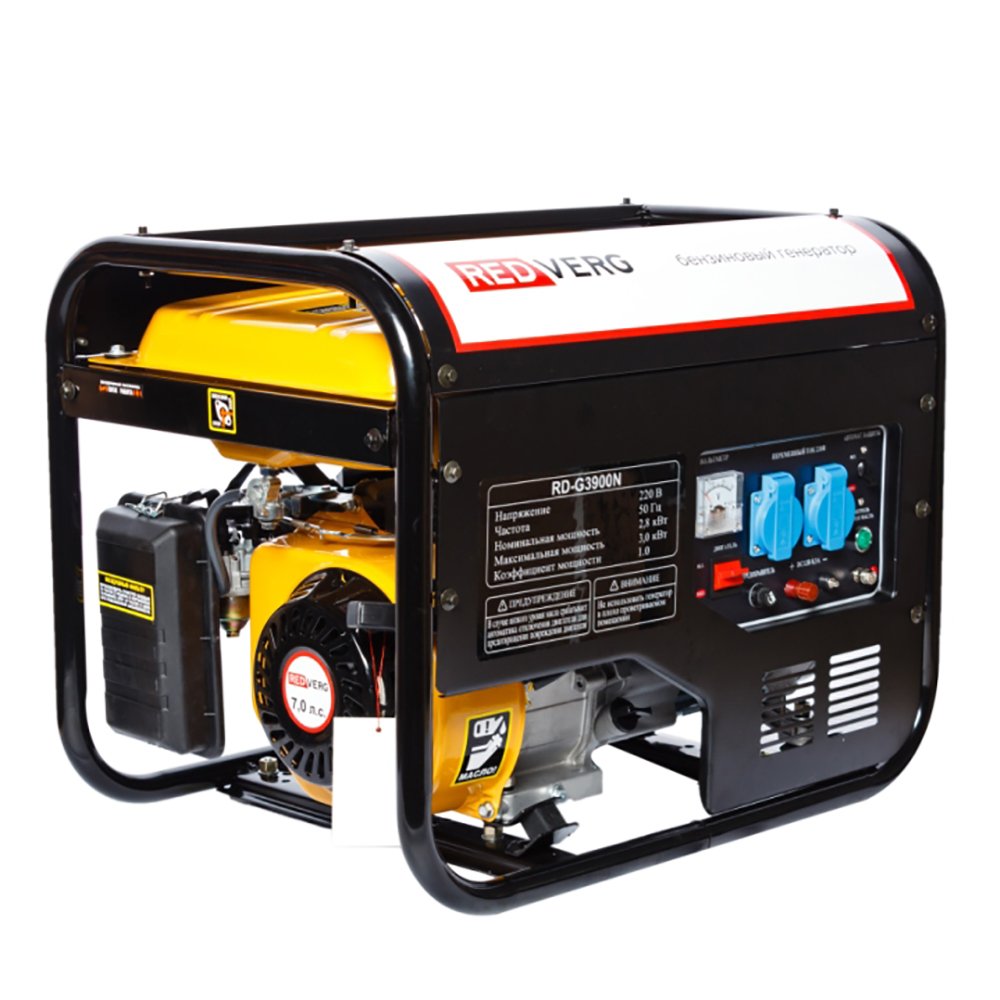 Бензиновый генератор REDVERG RD-G3900N 5024808