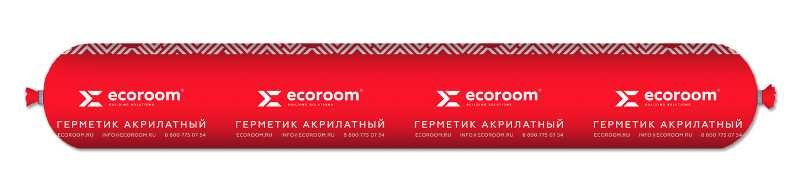 Акриловый герметик ECOROOM AS-14 пароизоляционный, 600 мл, RAL 7016 E-Герм-7052/7016