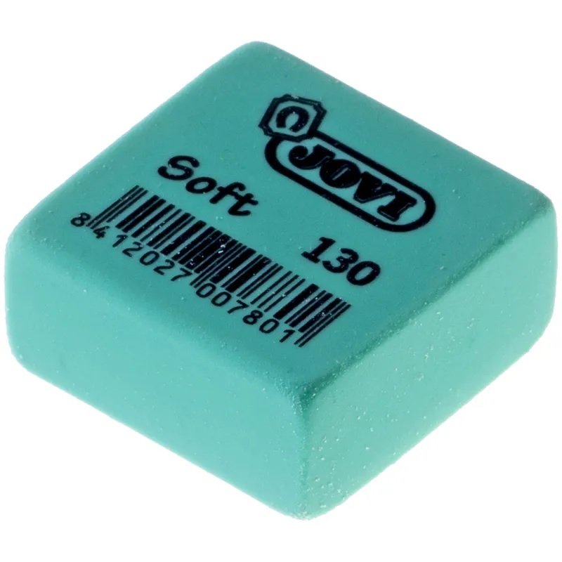 Ластик Jovi Soft, прямоугольный, натуральный каучук, 28.5х28.5х13.5 см 130