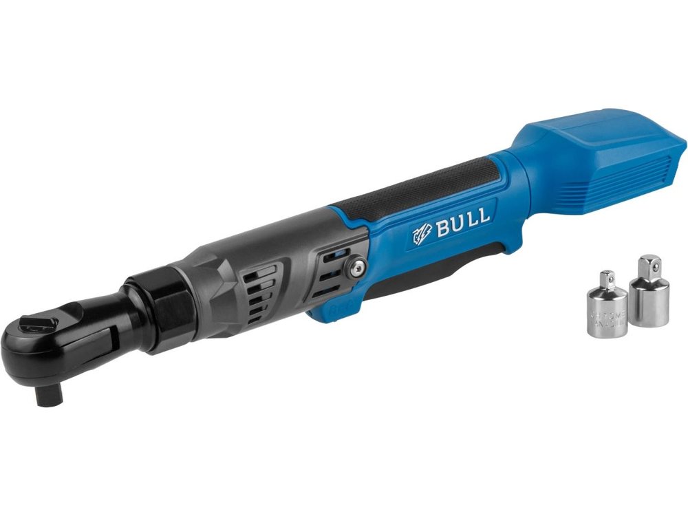 Аккумуляторная угловая трещотка (гайковерт) BULL CRW 9020 в кор. 90 Нм, 0-200 об/мин., LED 1333566