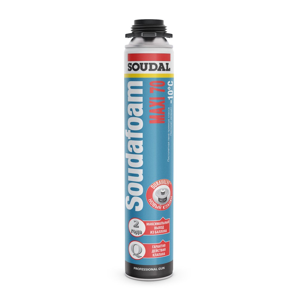 Зимняя пистолетная пена SOUDAL Соудафоам Макси 70 118316