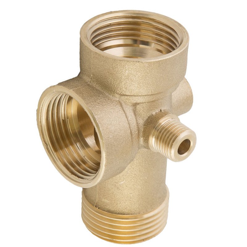 Штуцер 5-ти выводной (1'х1'х1'х1/4'х1/4') Unipump 22586