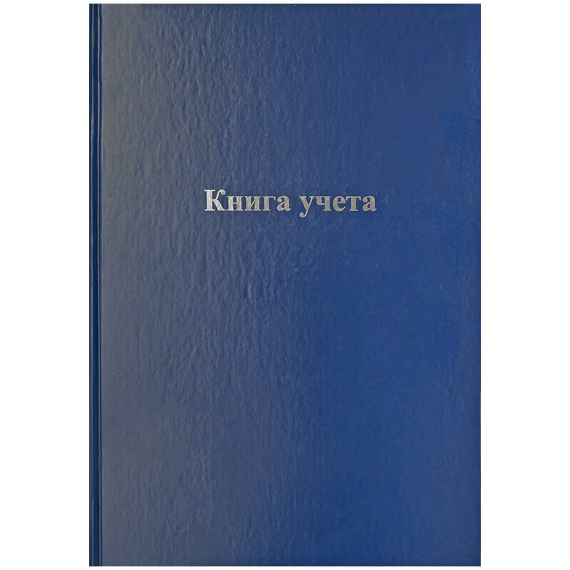 Книга учета OfficeSpace А4, 192 листа, клетка, 200х290 мм, бумвинил, блок офсетный КУ192к_14121/246158