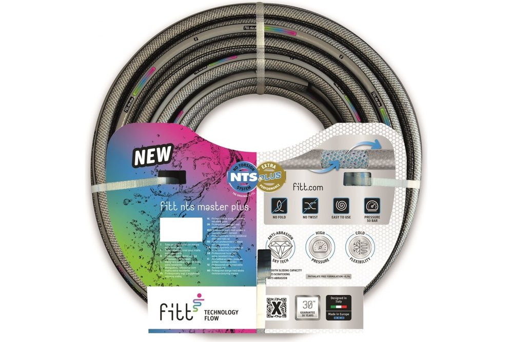 Шланг поливочный NTS МАСТЕР ПЛЮС/MASTER PLUS 19 мм (3/4'), 50 м FITT MASTER PLUS 3/4' 50m