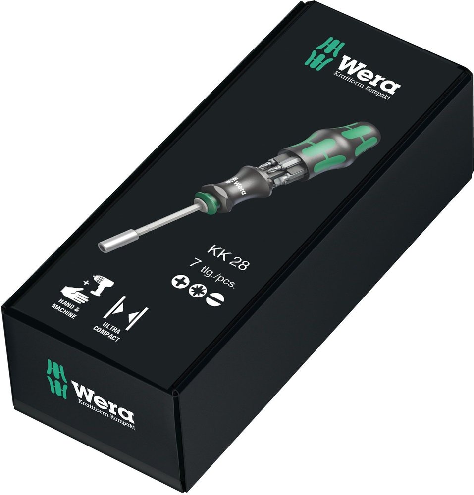 Битодержатель+Биты Wera Kraftform Kompakt 28 SB WE-073240