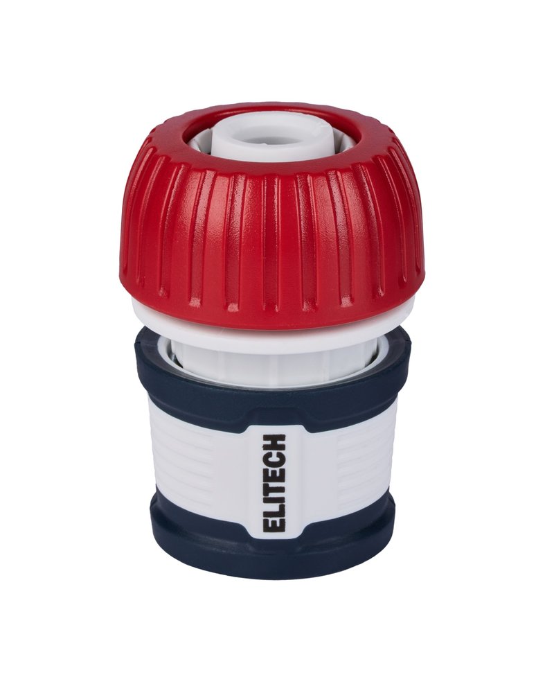 Соединитель для шланга 19 мм 3/4' с аквастопом HF 012WS Garden Elitech 206038