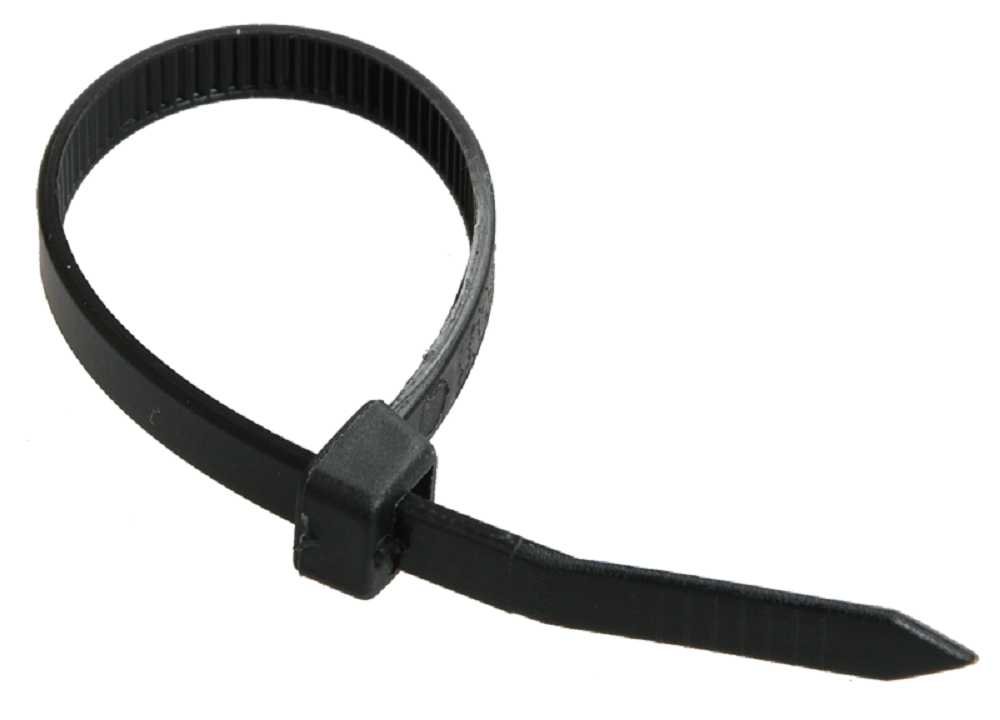 Хомут IEK 3.6x300, нейлон, черный, упаковка 100шт, ИЭК UHH32-D036-300-100