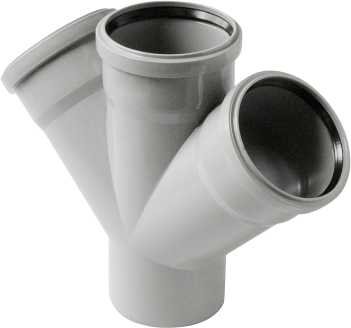 Крестовина VALFEX 110/50/50x45, внутренняя канализация 27111550