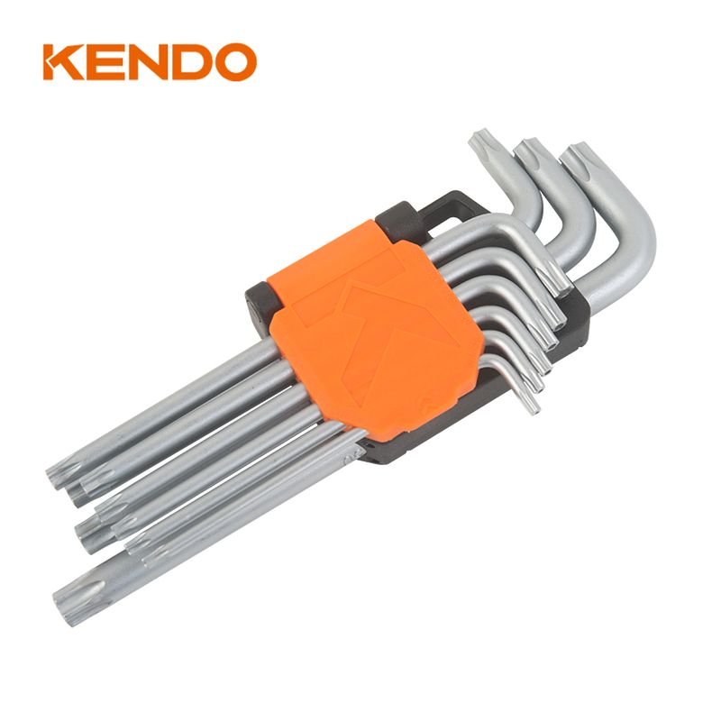Набор удлиненных ключей TORX KENDO 9 шт. 20743