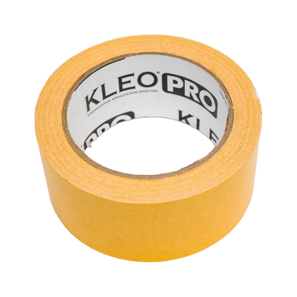 Двусторонняя клейкая, клеящая лента KLEO 48мм х 25м PRO К2-СЛ-3221