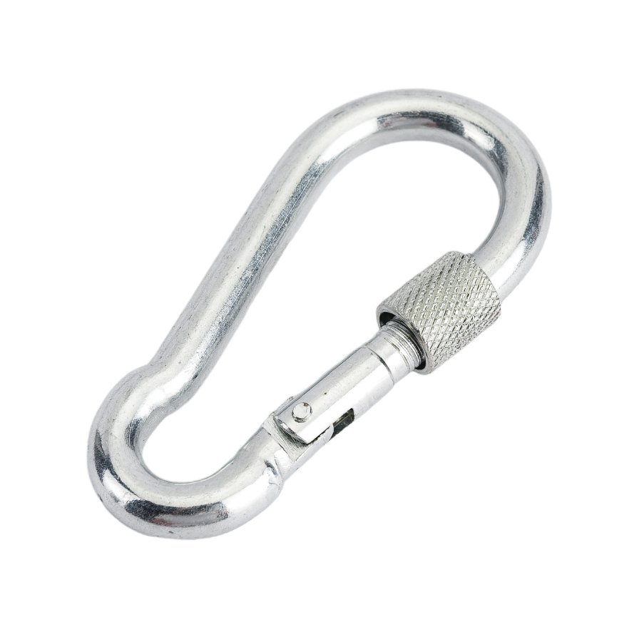 Пожарный карабин с фиксат. КРЕП-КОМП DIN 5299 D м8 25шт кпф8ф
