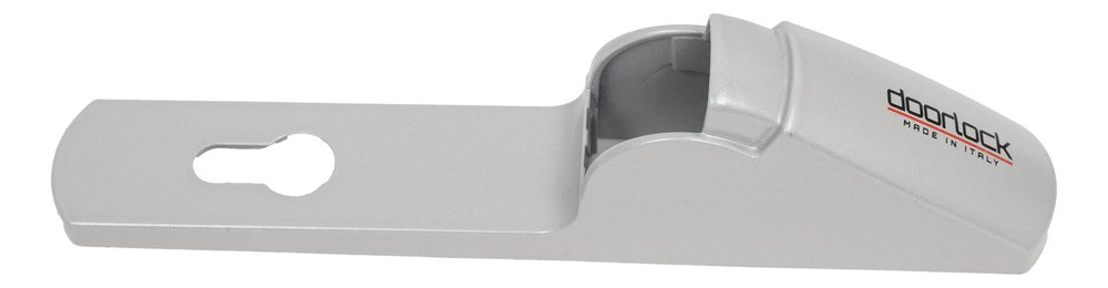 Накладка PZ92 для механизма антипаник бара Doorlock PD800FR-BAR, RAL9006 серебристая 75428