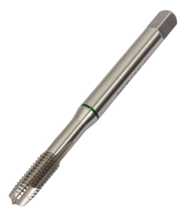Машинный метчик Ruko М 8 Шаг 1.25 мм HSSE-Co5 232080E