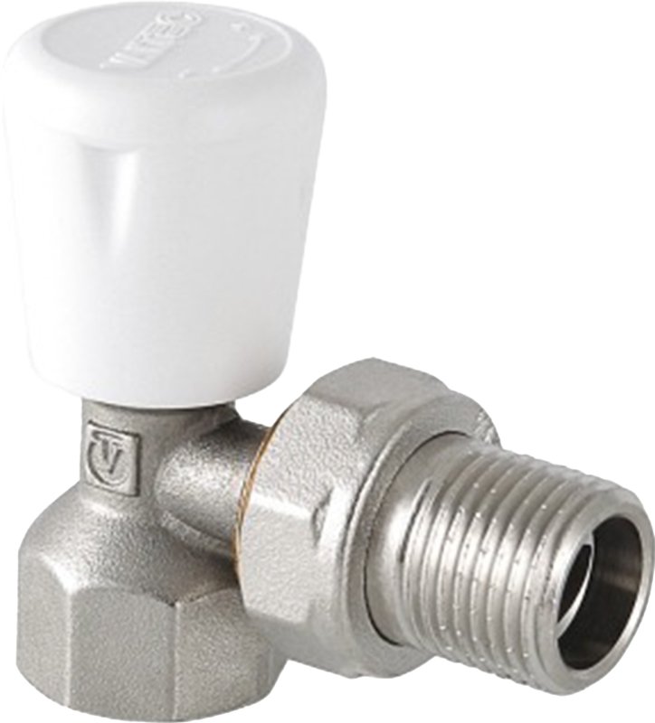 Клапан ручной для радиатора угловой 1/2' Valtec VT.017.N.04