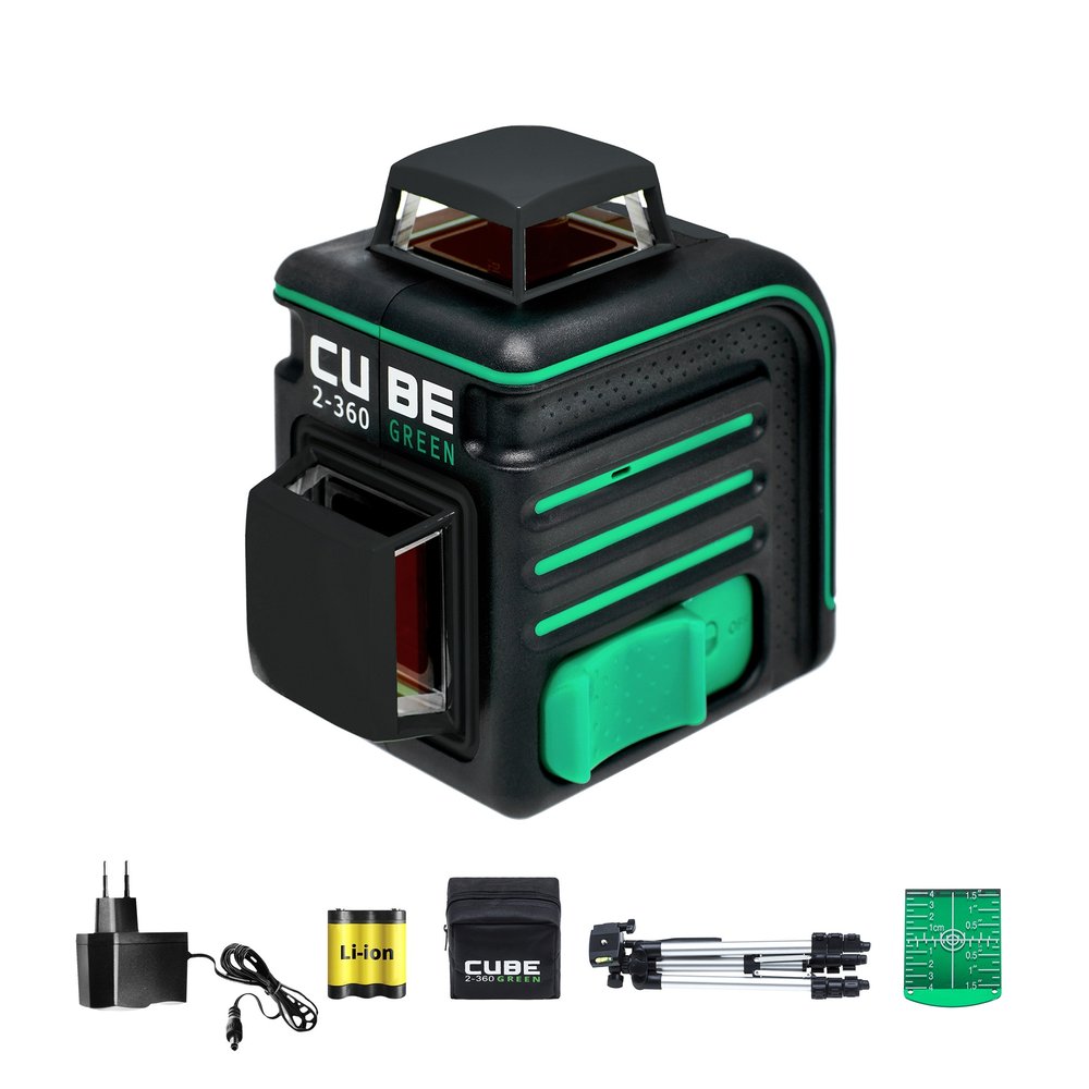 Лазерный уровень ADA Cube 2-360 Green Professional Edition А00534