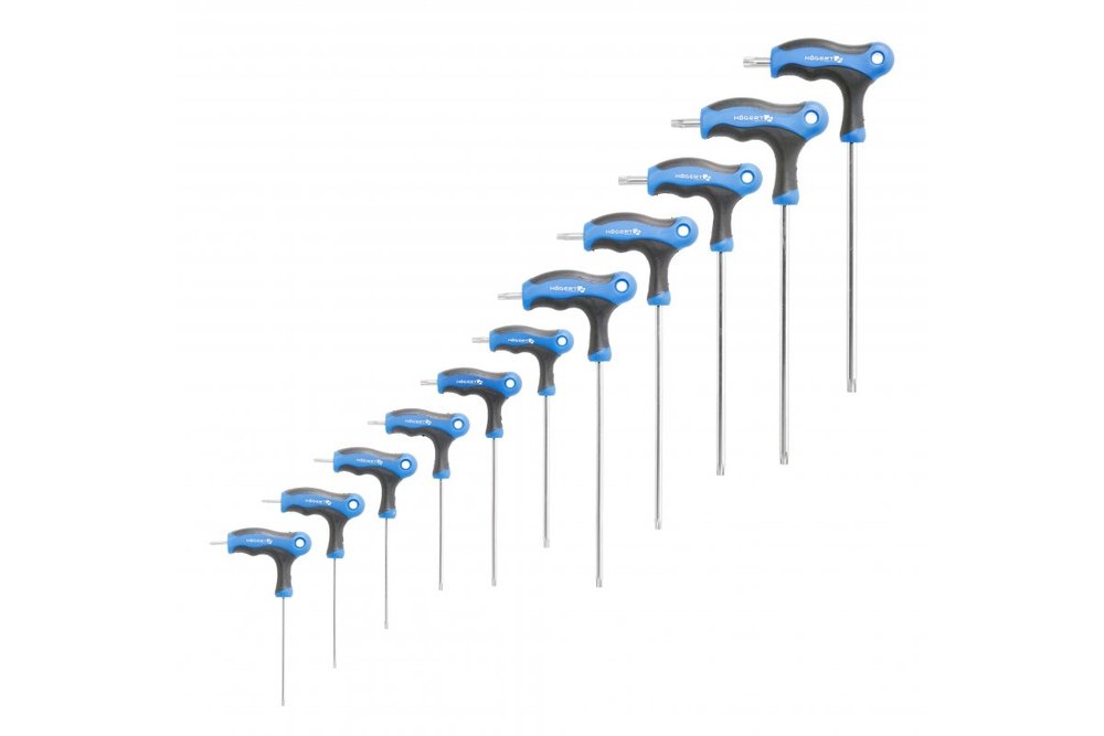 Набор ключей Torx  torx security, тип 'Т', 10 шт HT1W881