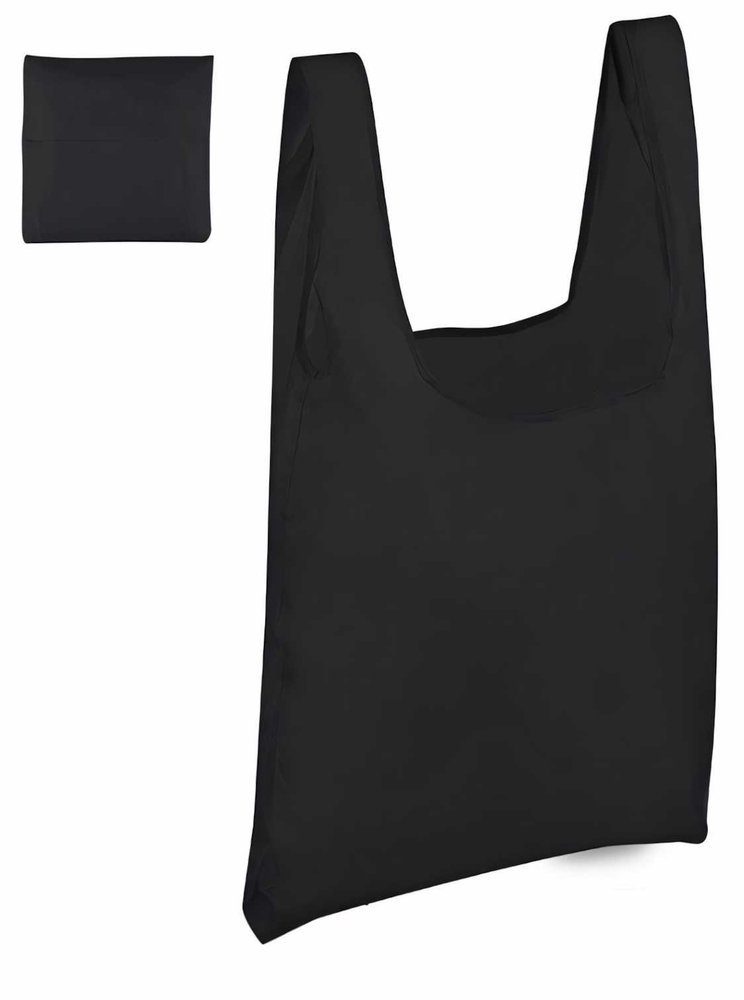 Складная сумка Рыжий кот Basic 37х55 см, черная 104371