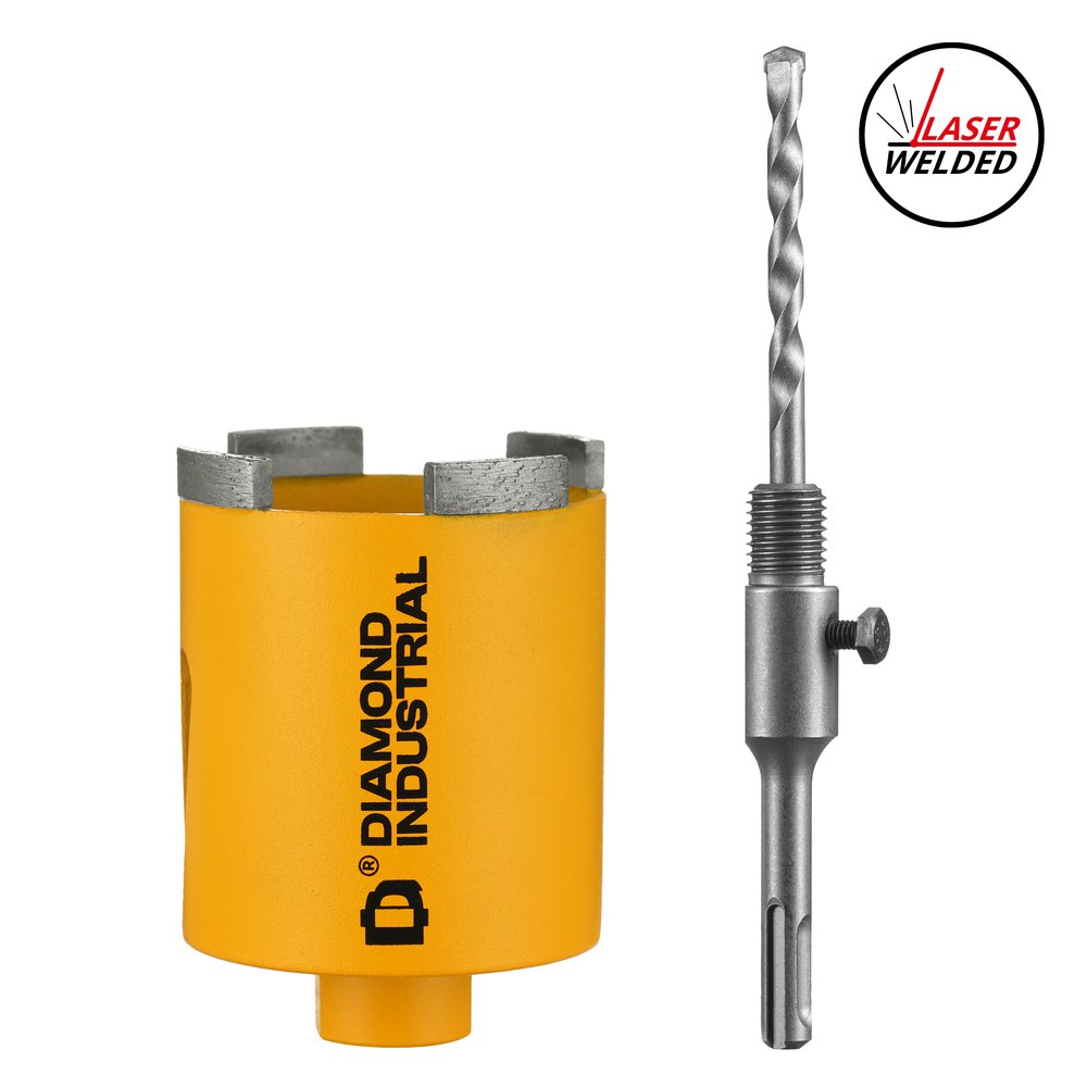Коронка алмазная по бетону 68 мм SDS+ в сборе Diamond Industrial DIDCC68