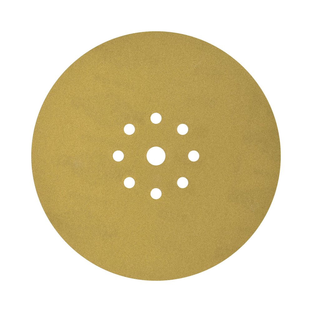 Шлифовальный круг на липучке Giraffe GOLD 100 шт, 225 мм, 9 отв., Р320 ABRAFORM AF100-GG-320