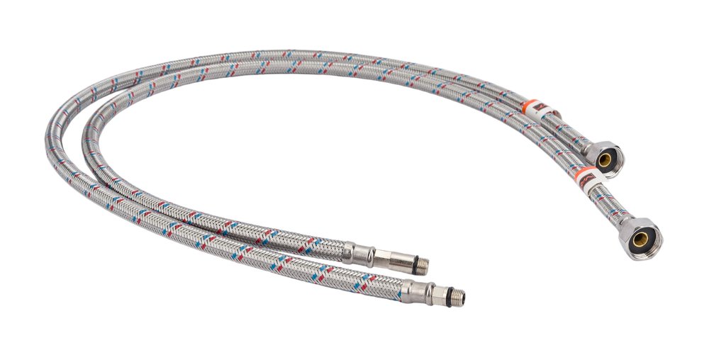 Подводка к смесителю (пара, 1.0 м, 1/2F-M10) VRT 521797
