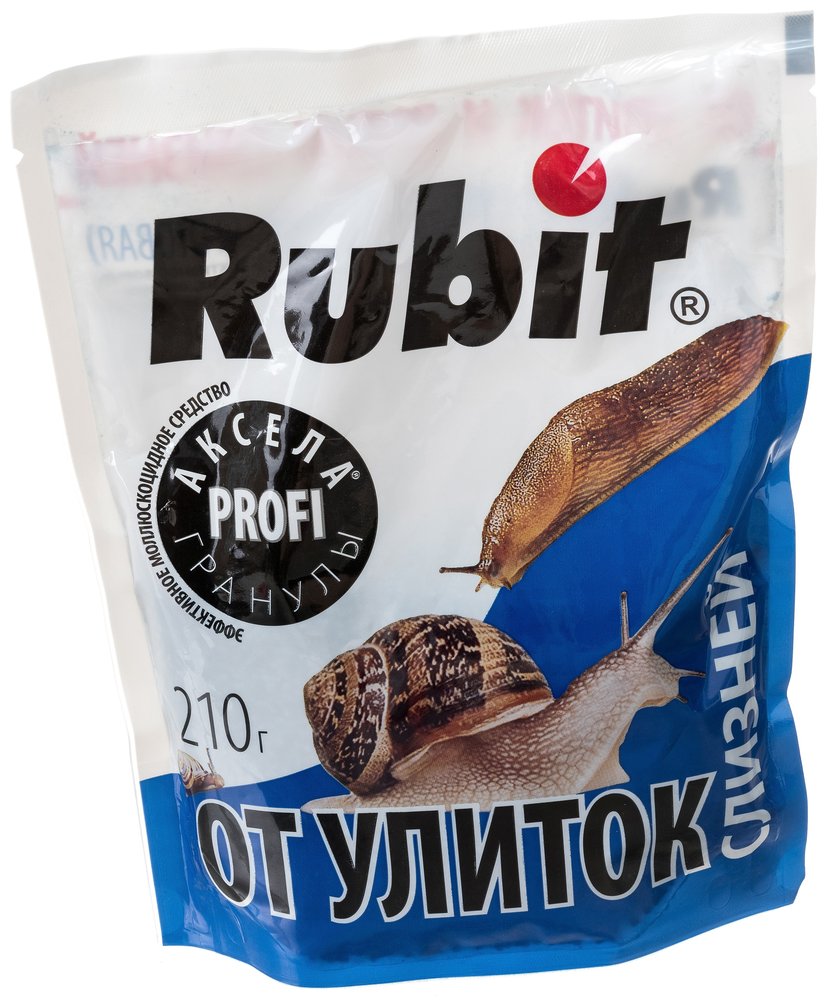 Средство от улиток и слизней RUBIT АКСЕЛА 210 г 93382