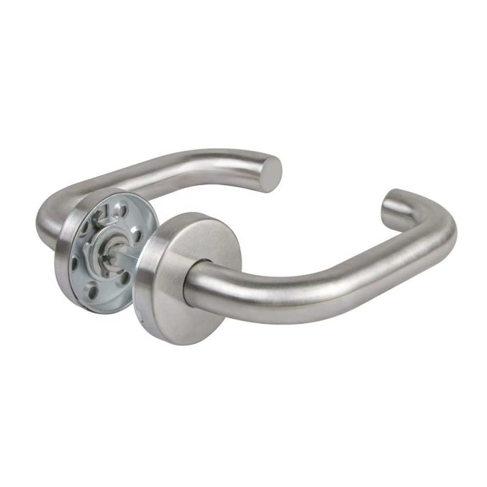 Дверная ручка на круглой розетке PALIDORE U2203/9х9/INOX 98761215
