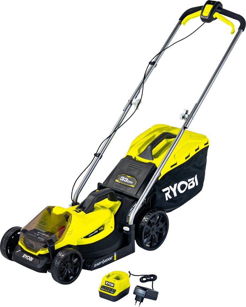 Газонокосилка Ryobi ONE+ 33cm, 1x аккумулятор 4.0Aч RLM18X33B40 5133004306