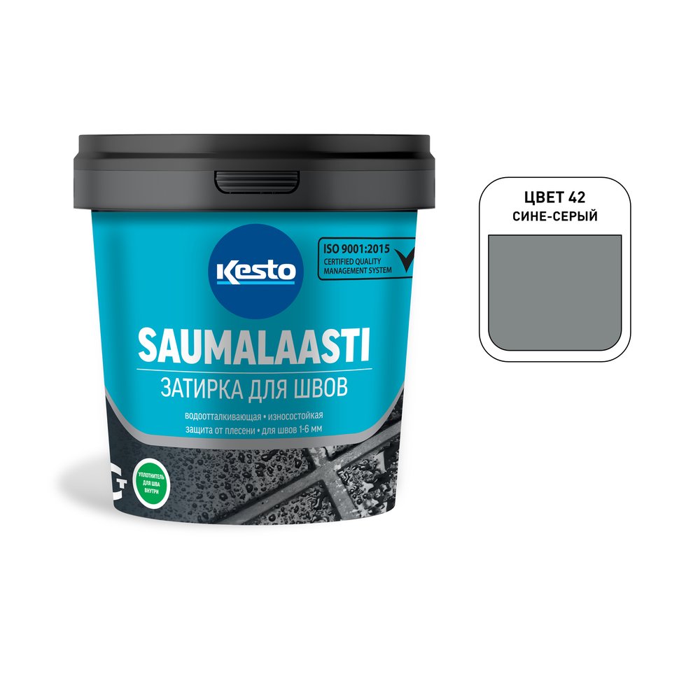 Затирка Kesto Saumalaasti 42 1 кг, сине-серый 80926