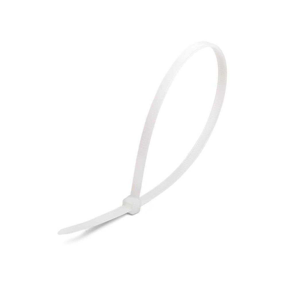 Нейлоновые стяжки Fortisflex НСС EasyFix 3x250 мм, белый, 100 шт. 89913