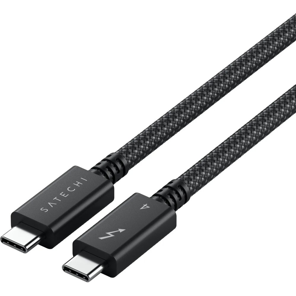 Кабель Satechi Thunderbolt 4 Pro Cable. Длина: 1м. Цвет: черный