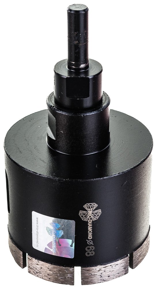 Коронка алмазная по керамограниту TRIO-DIAMOND 68 мм Grand Silver Welding GCB768