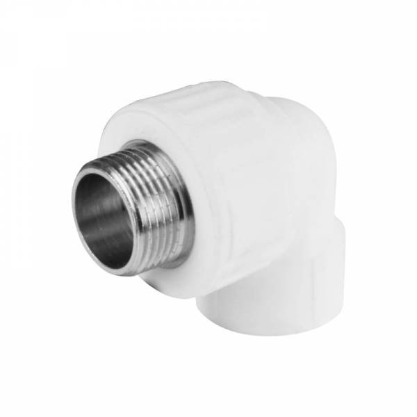 Комбинированный угольник VALFEX PP-R белый, 32х3/4 дюйма НР 10126132 127-0596