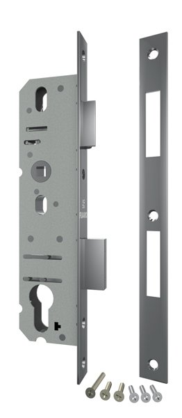 Корпус узкопрофильного замка с защелкой FUARO PROF4924-30/92 CP хром 26427