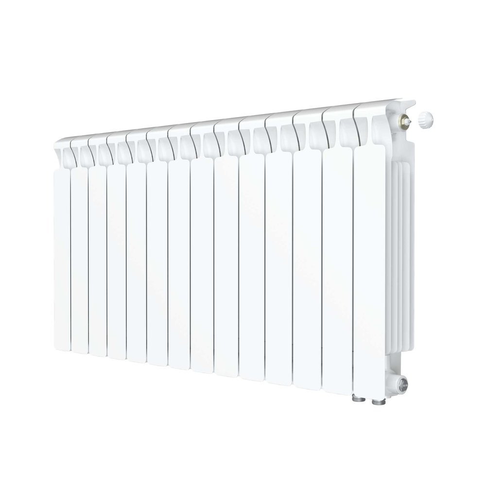 Биметаллический радиатор RIFAR MONOLIT Ventil 500 14 секц. нижн. прав. R-MN-500-14-VR